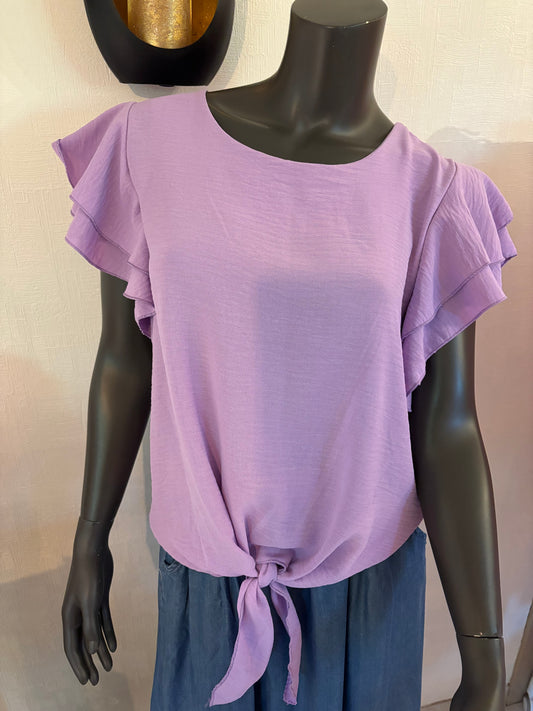 paarse blouse TU