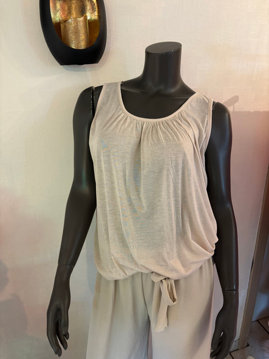 top elastisch (tot ruime 44) beige