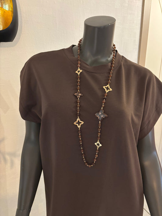 Bruine ketting - ruit