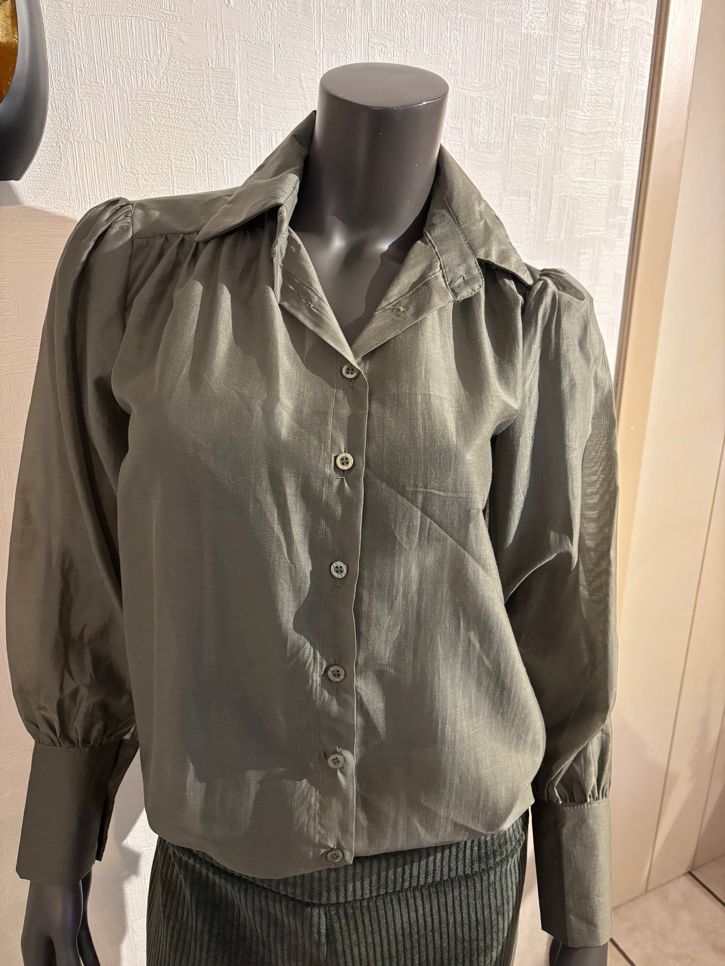 groene blouse TU